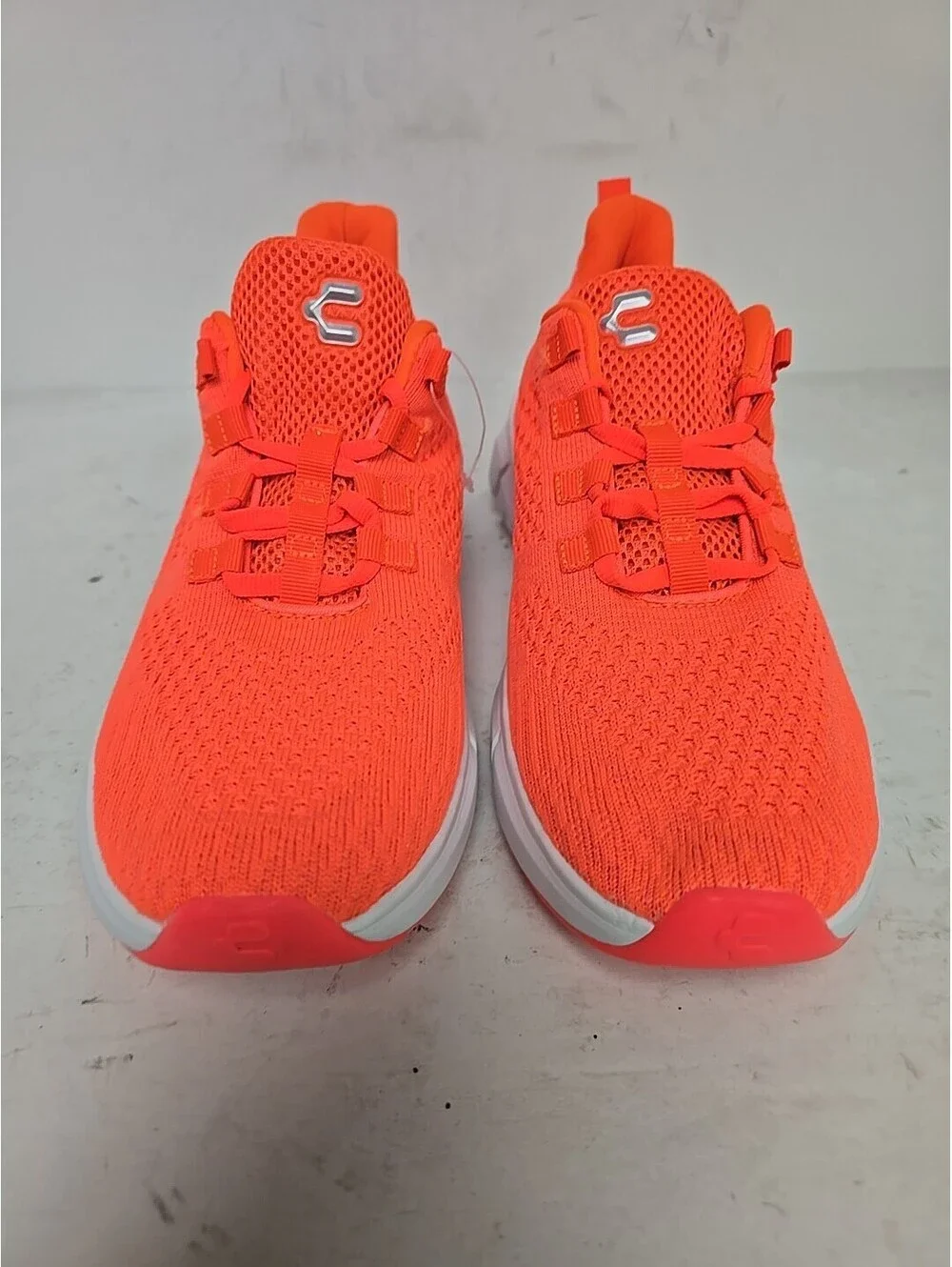 Charly Women’s Low-Cut Tennis Athletic Sneakers 1040974 Coral White Size 8M